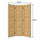 Folding Wooden Room Divider