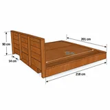 King Size Floating Bed Frame