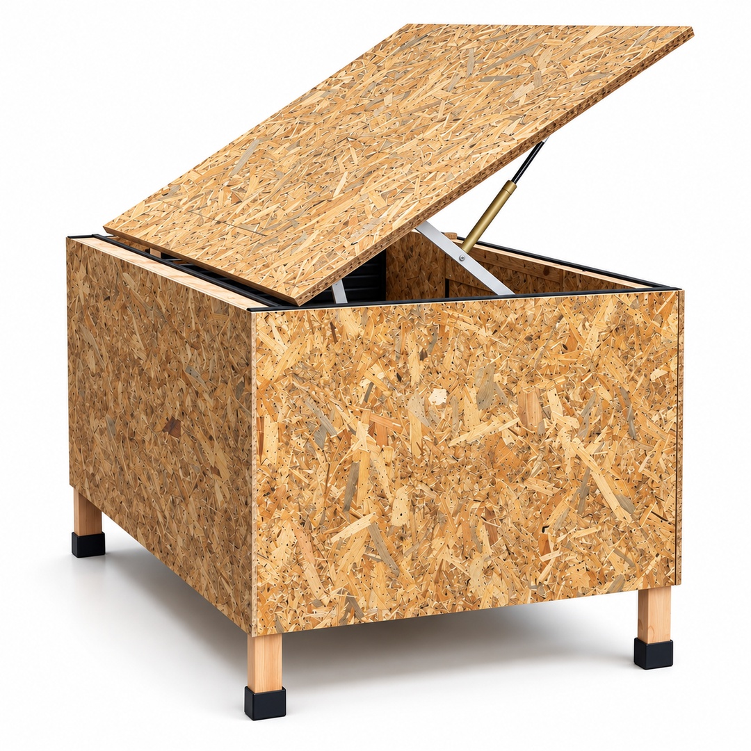 Brooder box with open top lid - 1