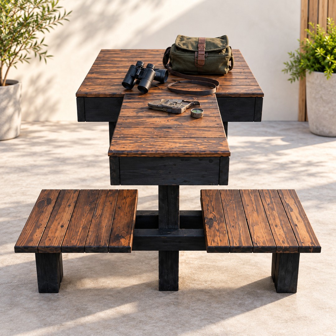 Wooden hunting table - 1